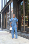 Chic Denim Jumpsuit