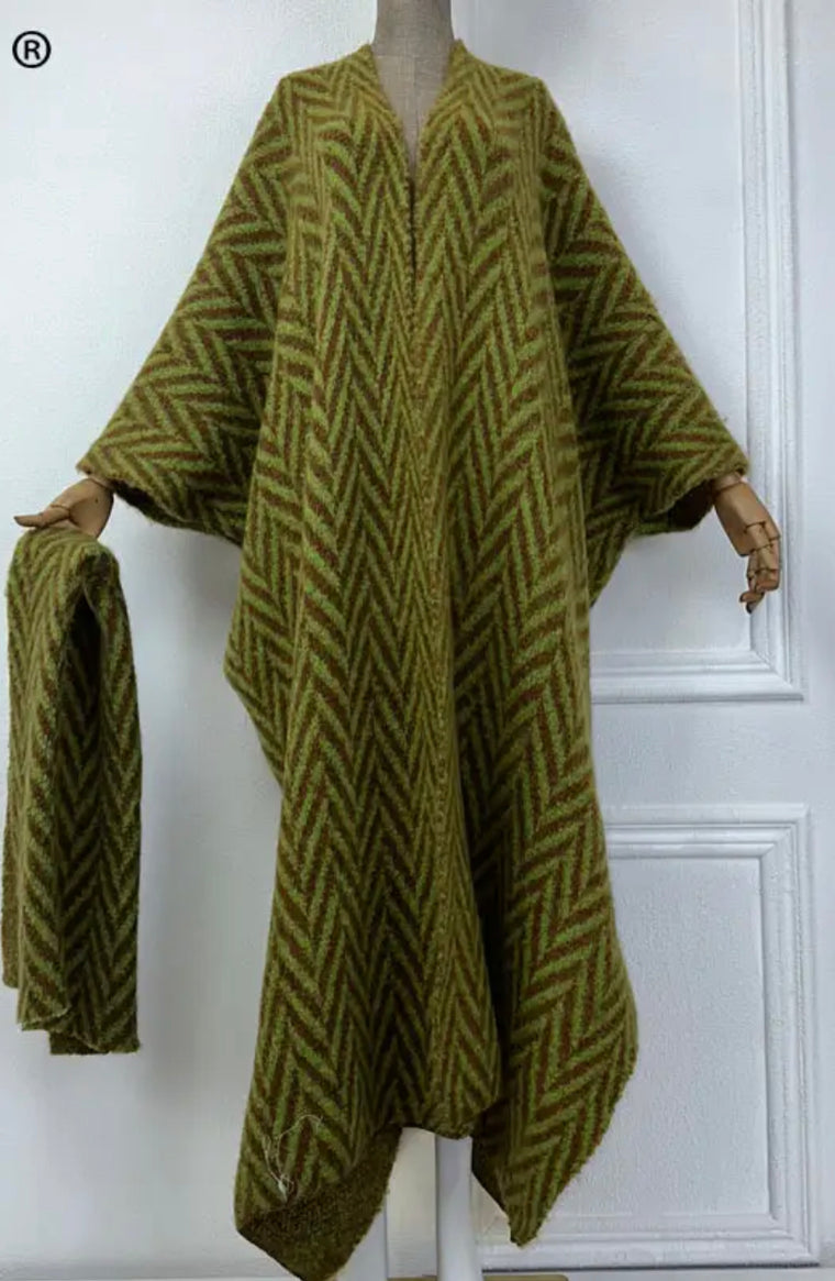 Knitted Duster (Green)