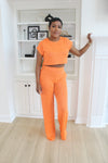 Ella Pants Set (Orange)
